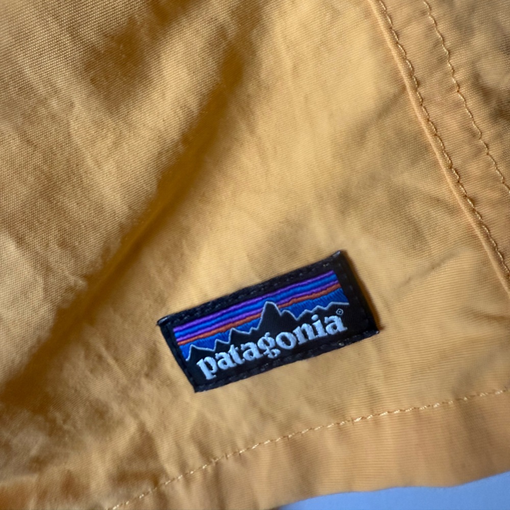 Patagonia Baggies Women's Orange Shorts - Picture 3 of 8